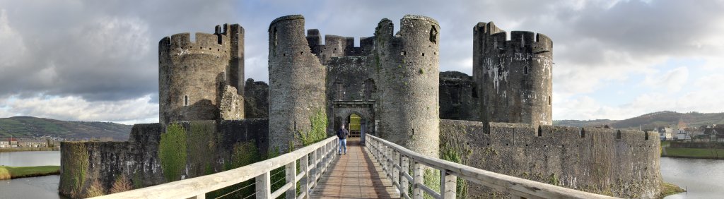 Me at Caerphilly Castle